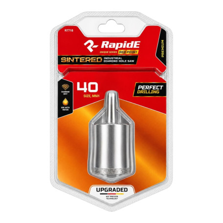 Алмазна коронка RapidE RED POINT SINTERED, 40 мм (R7788)
