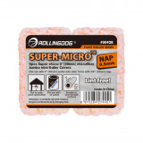 Набір валиків Rollingdog SUPER-MICRO 50мм, 2шт, ворс 9,5мм, для каркасу 18мм, мікрофібра, (00428)