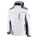 Куртка зимняя STRAUSS Softshelljacke e.s.motion 2020, размер XL, белая (65.28.758)