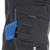 Штаны STRAUSS e.s.motion 2020 размер 52, черные с синим, (65.30.152)