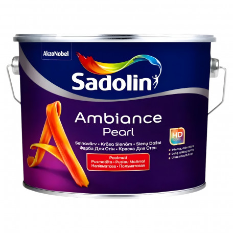 Краска акриловая Sadolin Ambiance Royal BC глубокий мат, база под тонировку, 9.3 л (5329493)
