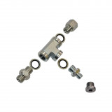 Тройник В 3/8"|3/8"|3/8", сталь, антикоррозионное покрытие, до 500 бар (11092)