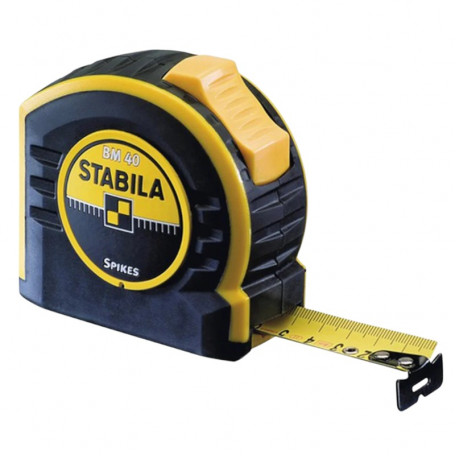 Рулетка STABILA Type BM40: 5м х 25 мм, поліамідне покриття стрічки (17744)