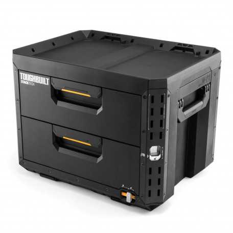 Скринька для інструментів ToughBuilt StackTech Drawer Locking Box з 2-ма висувними ящиком (TB-B1-D-72)