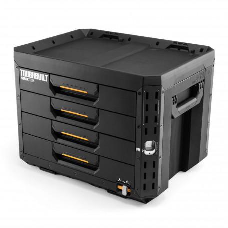 Скринька для інструментів ToughBuilt StackTech Drawer Locking Box з 4-ма висувними ящиком (TB-B1-D-74)