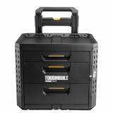 Скринька для інструментів ToughBuilt StackTech Rolling Locking Box з 3-ма висувними ящиками (TB-B1-D-R93)