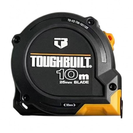 Високоточна будівельна рулетка ToughBuilt 10м (TB-H2-TM-10110X)