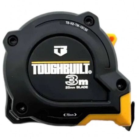 Високоточна будівельна рулетка ToughBuilt 3м (TB-H2-TM-1013X)