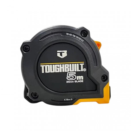 Высокоточная строительная рулетка ToughBuilt 5м (TB-H2-TM-1015X-LU)