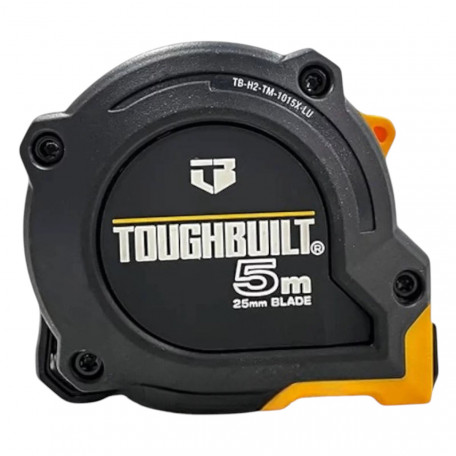 Высокоточная строительная рулетка ToughBuilt 5м (TB-H2-TM-1015X)