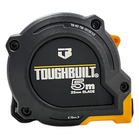 Високоточна будівельна рулетка ToughBuilt 5м (TB-H2-TM-1015X)