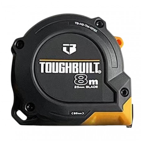Высокоточная строительная рулетка ToughBuilt 8м (TB-H2-TM-1018X)