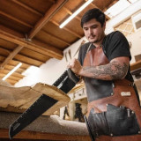 Ручна пила TOUGHBUILT 600 мм / 24", високовуглецева сталь, загартовані зуби, лита ручка (TB-H4-20-24)