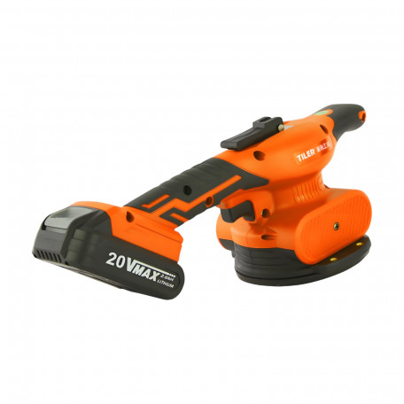 Акумуляторна віброприсоска Tiler 20V з двома батареями (8190-AT)