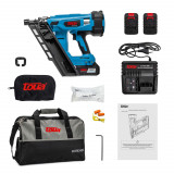 Акумуляторний гвоздезабивний пістолет Toua нейлер під гвіздок 50-90 мм (DCFN3490)