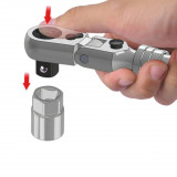 Тріскачка Wurth телескопічна з шарніром 1/2''  подовжена 294-432 мм (07151392)