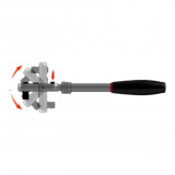 Тріскачка Wurth телескопічна з шарніром 1/2''  подовжена 294-432 мм (07151392)