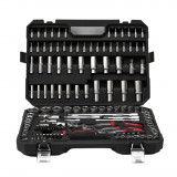 Набір інструментів Wurth з тріскачками, 1/4+3/8+1/2, 154 предмети, в кейсі, REDSTRIPE (5763100154)