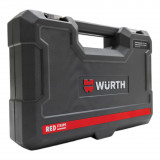 Набір інструментів з тріскачкою Wurth, 1/2IN, 22 шт., в кейсі, RED STRIPE (5763112022)