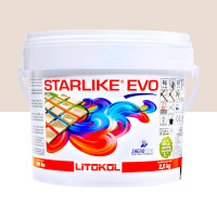 Эпоксидная затирка Litokol Starlike EVO 202 натурале 2,5 кг (STEVONAT02.5)
