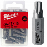 Насадка TX10 MILWAUKEE SHOCKWAVE 25 мм, 25 шт (4932399594)