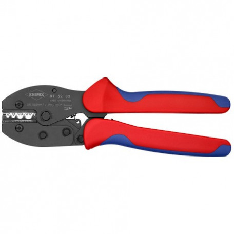 Клещи для опрессовки Knipex PreciForce® вороненые, 220 мм (97 52 33)