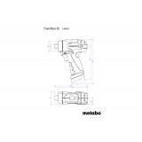Акумуляторний дриль-шуруповерт Metabo PowerMaxx BS Set (600080880)