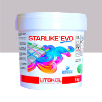 Эпоксидная затирка Litokol Starlike EVO 110 серый перламутр (серая) 5 кг (STEVOGPR0005)