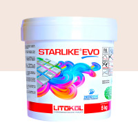 Епоксидна фуга Litokol Starlike EVO 210 сіро-бежева 5 кг (STEVOGRE0005)