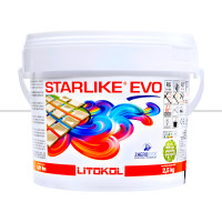 Эпоксидная затирка Litokol Starlike EVO 100 экстра белая 2,5 кг (STEVOBSS02.5)