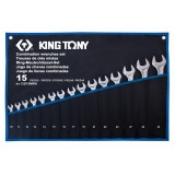 Набір ключів комбі 10-32 мм 15 одиниць  KING TONY
