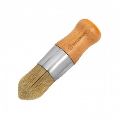 Пензель з короткою ручкою Rollingdog Design 38мм, круглий, змішана щетина, серія Professional (10688)