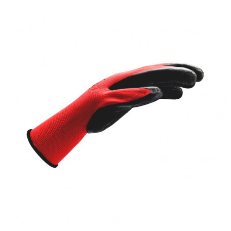 Перчатки защитные с латексным покрытием RED LATEX GRIP, пара, размер 10 (0899408210)