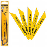 Полотно биметаллическое пильное DeWALT 152 мм, 18 TPI, 5 шт (DT2384)