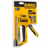Степлер MULTI TACKER 5 в 1 скоби тип A, G, H 6-14мм, цвяхи J 12,15 мм. DeWALT (DWHT0-TR510)