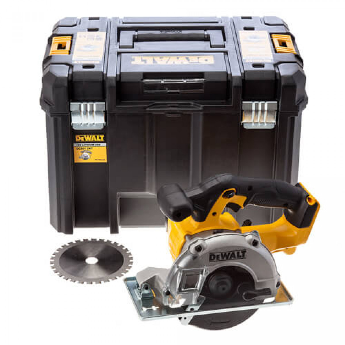 Пила дискова акумуляторна DeWALT 18В, 140x20 мм (DCS373NT) Пила дискова акумуляторна DeWALT 18В, 140x20 мм (DCS373NT)