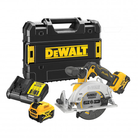 Пила дисковая бесщеточная аккумуляторная DeWALT 12В, 140х20 мм (DCS512P2)