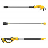 Ножиці садові - секатор на штанзі акумуляторний DeWALT XR 18 В, 38 мм, 3 м (DCMPP569P1)