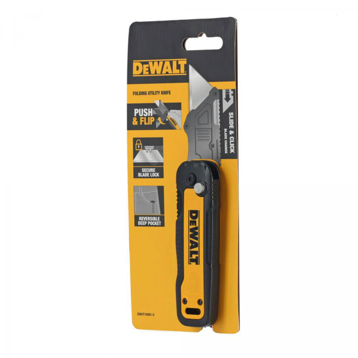 Нож складной с фиксированным лезвием для отделочных работ DeWALT (DWHT10991-0) Нож складной с фиксированным лезвием для отделочных работ DeWALT (DWHT10991-0)