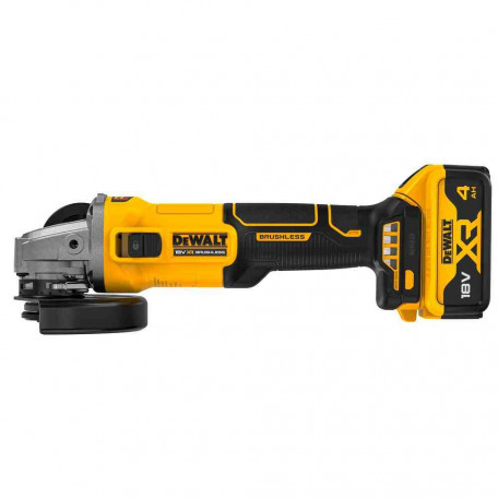 Шліфмашина кутова акумуляторна безщіткова DeWALT DCG407M2T (DCG407M2T)