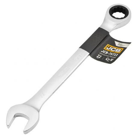 Ключ гайковий з тріскачкою 22 мм JCB Tools JCB-75722