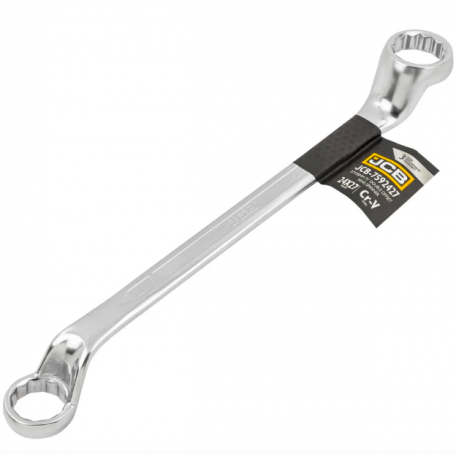 Ключ накидний відігнутий на 75 градусів 24х27 мм JCB Tools JCB-7592427