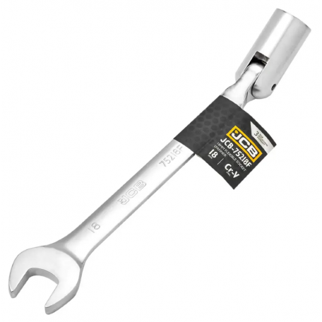 Ключ рожково-шарнірний 18 мм JCB Tools JCB-75218F