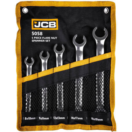 Набір розрізних ключів в чохлі 5 од. JCB Tools JCB-5058P (JCB-5058)
