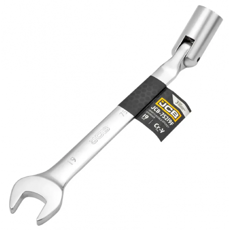 Ключ рожково-шарнірний 19 мм JCB Tools JCB-75219F