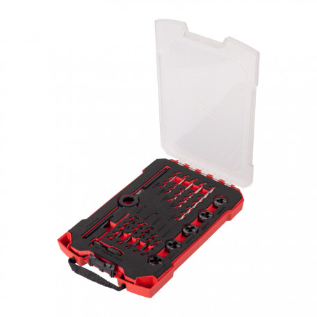 Набор метчиков и плашек метрически М3-М7 17 предметов MILWAUKEE (4932498720)