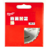 Диск пиляльний по дереву для торцювальних пил MILWAUKEE, діаметр 216х30х2,8мм, 24 зуб. (4932352839)