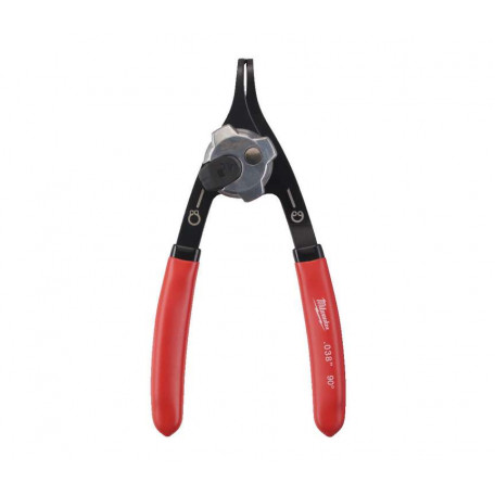 Съемник стопорных колец 90град. MILWAUKEE, 0,9мм, (сжатие/разжим) (4932492489)