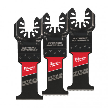 Полотно для мультітула Bi-Metal Carbide WM Nitrius OPEN-LOK MILWAUKEE, 35х50мм, 3шт (48851573)