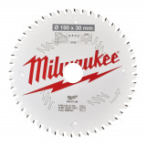 Пильный диск Milwaukee PFTE Thin Kerf 190 мм для дерева - 48 зубьев